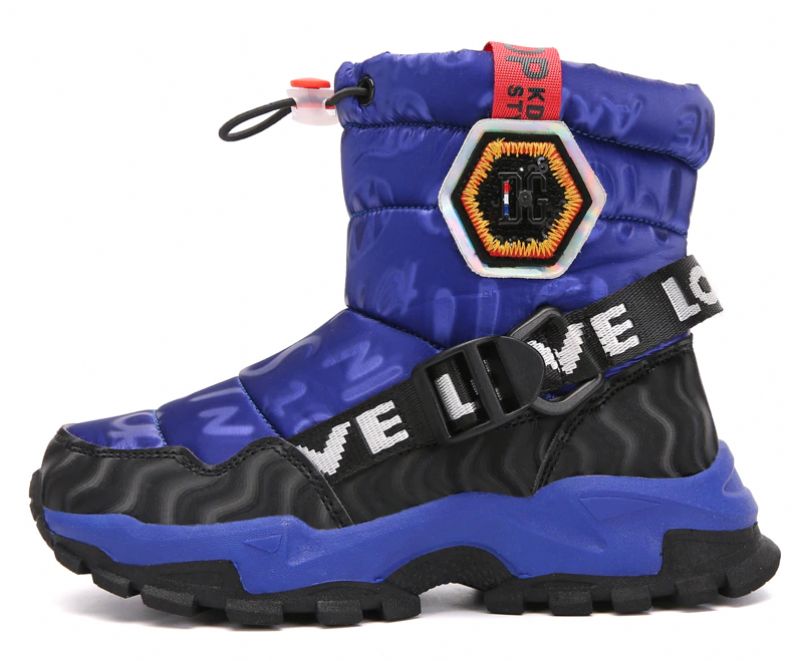 Prego Unisex Kids Snowboot - Zwart Bont