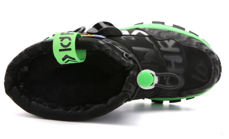 Prego Unisex Kids Snowboot - Zwart Bont