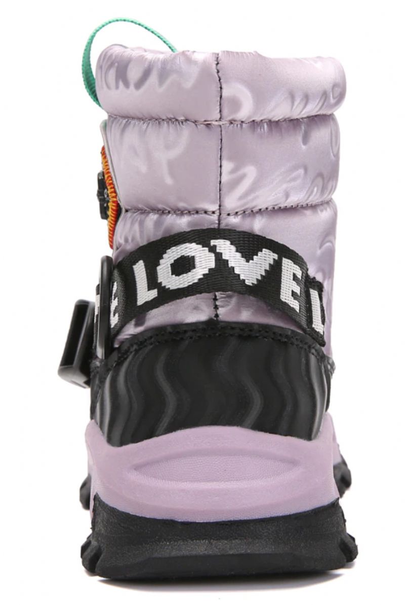 Prego Unisex Kinderen Winterlaarzen - Zwart Bont