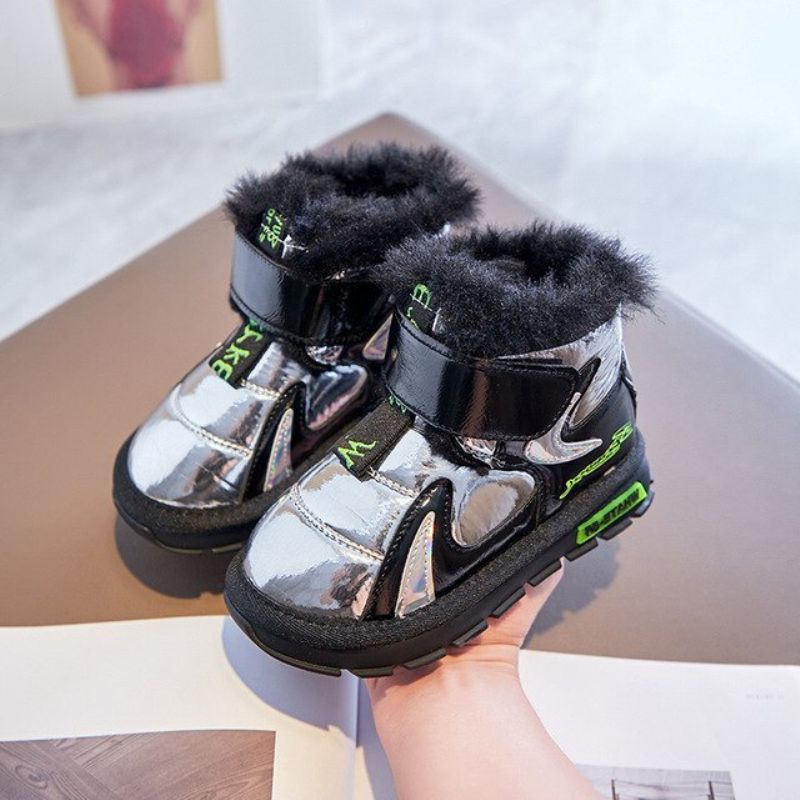 Presley Unisex Sneeuwlaarzen Voor Kinderen - Zwart Bont