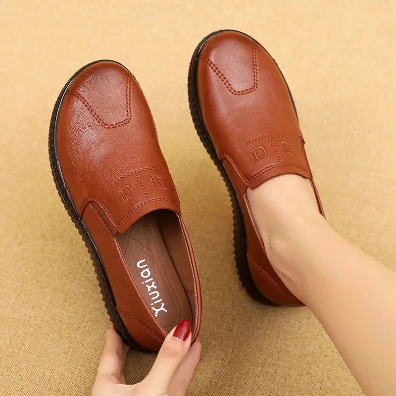 Puchi Dames Loafer - Bruin Pluche