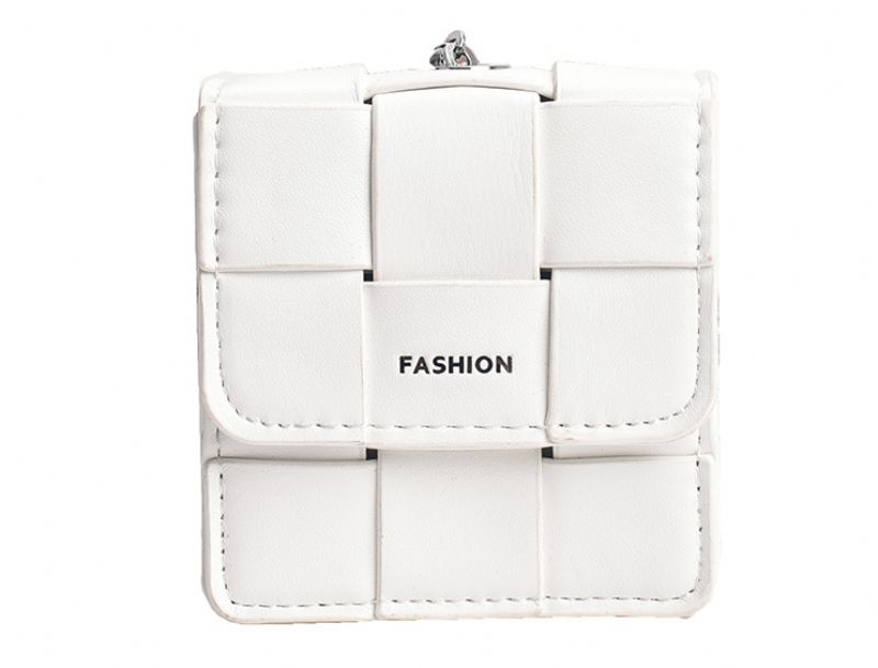 Puchi Dames Mini Kunstleren Crossbody Handtas - Wit