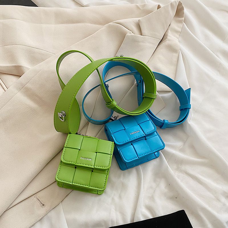 Puchi Dames Mini Kunstleren Crossbody Handtas - Wit