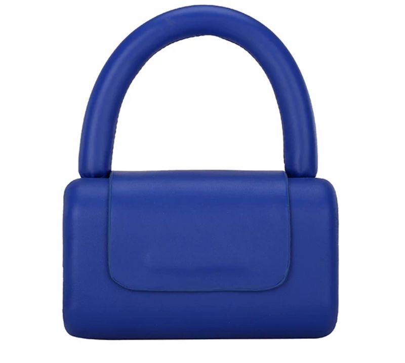 Puig Mini Leren Crossbody Handtas Voor Dames - Blauw