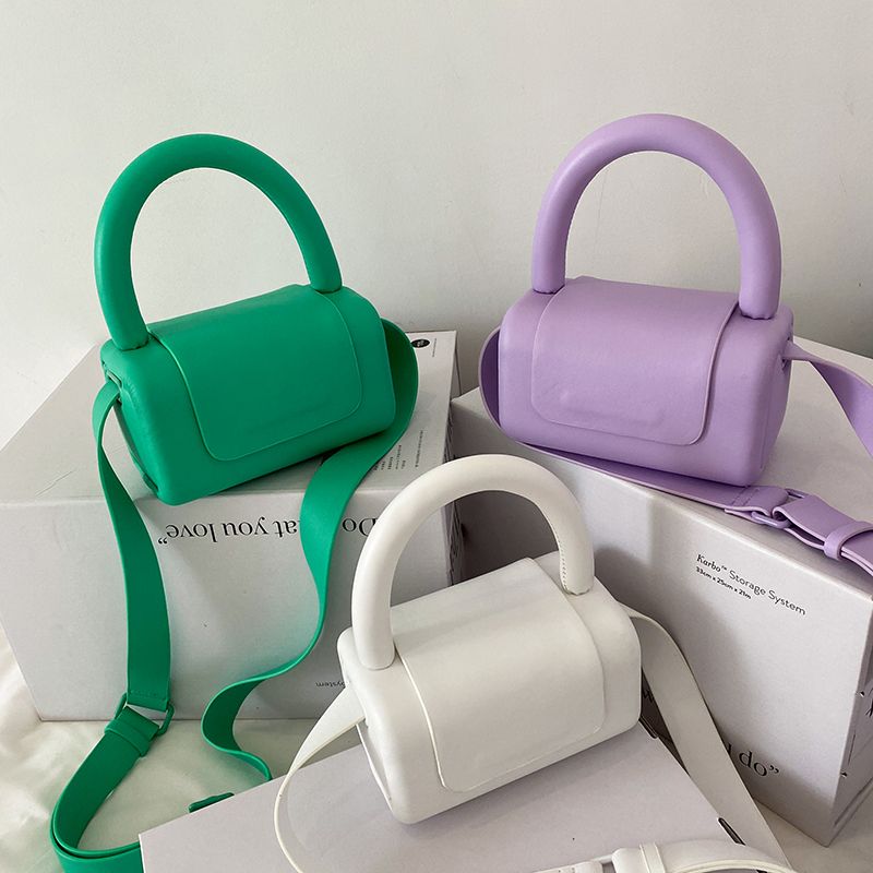 Puig Mini Leren Crossbody Handtas Voor Dames - Blauw
