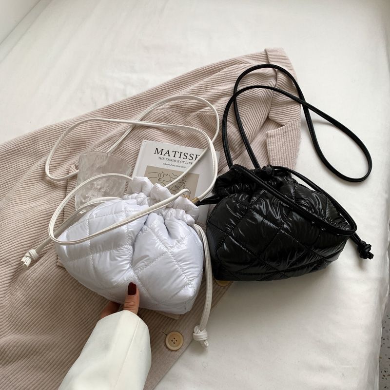 Puka Dames Kunstleren Schouder Handtas - Zwart