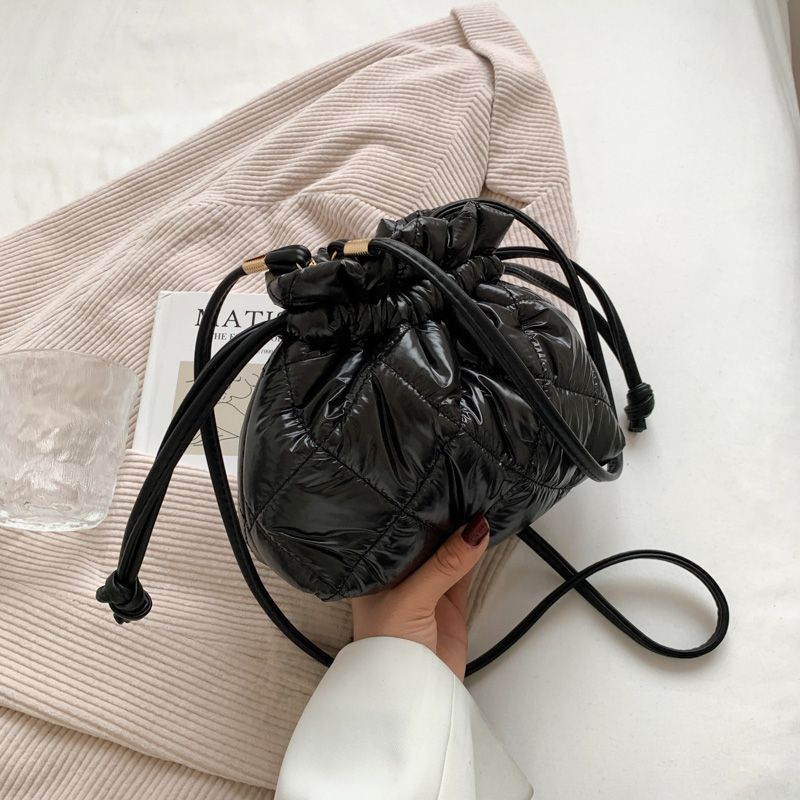 Puka Dames Kunstleren Schouder Handtas - Zwart