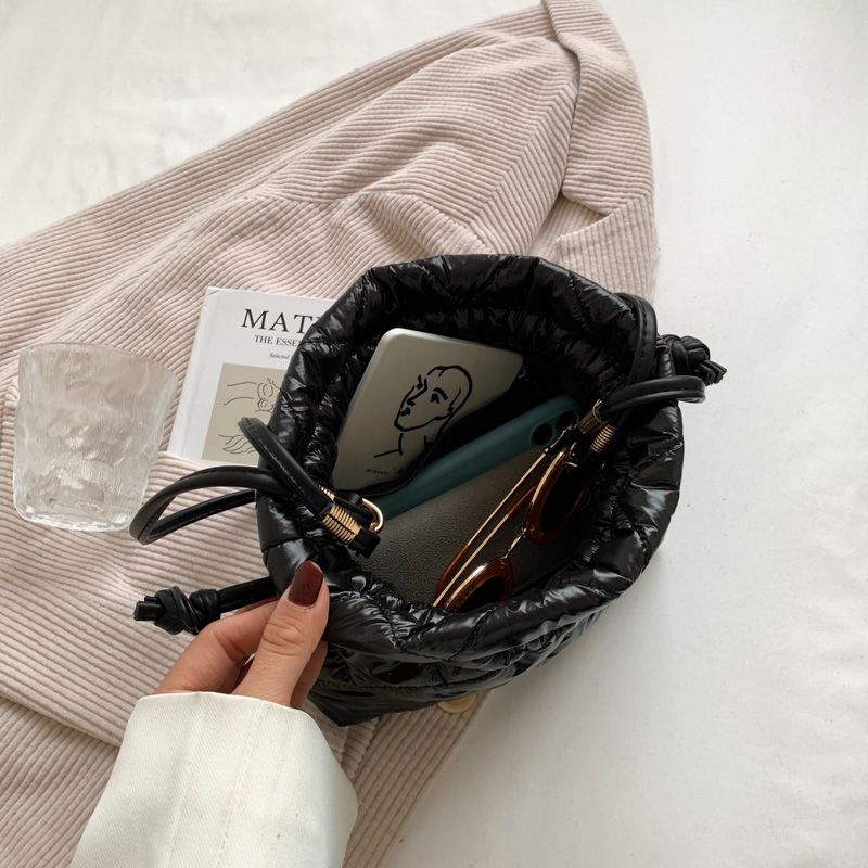 Puka Dames Kunstleren Schouder Handtas - Zwart