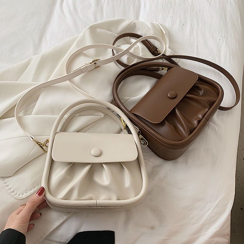 Punki Dames Mini Leren Schouder Handtas - Zwart