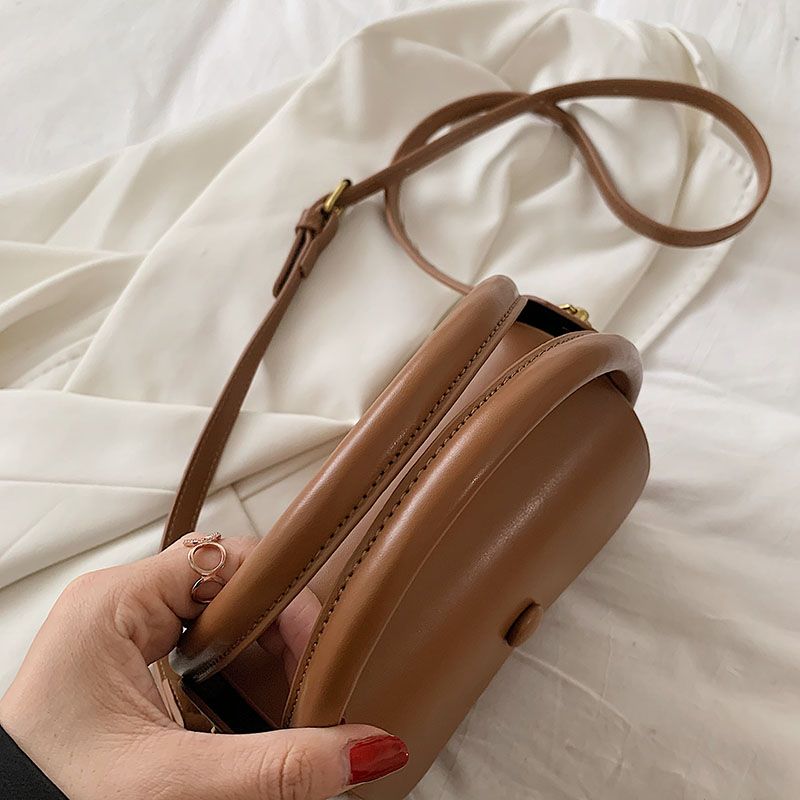 Punki Dames Mini Leren Schouder Handtas - Zwart
