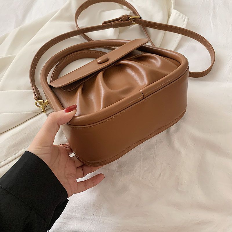 Punki Dames Mini Leren Schouder Handtas - Zwart