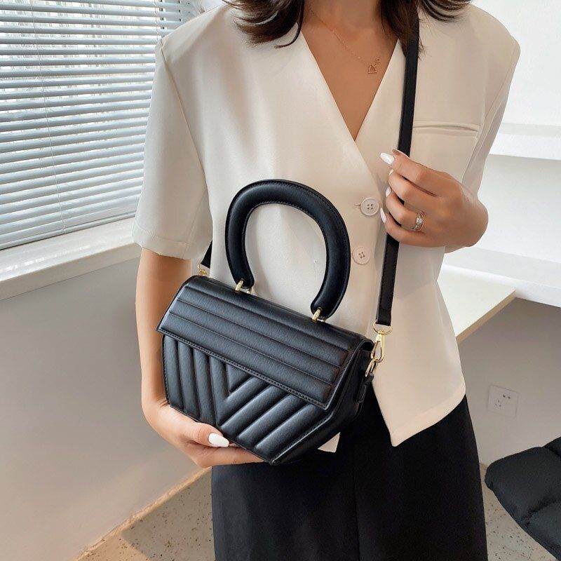 Pushi Dames Kleine Crossbody Handtas - Zwart