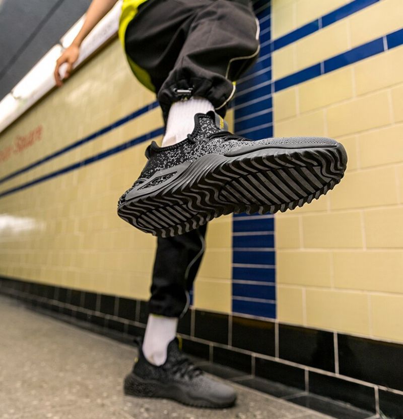 Puskas Heren Wandelschoenen - Zwart