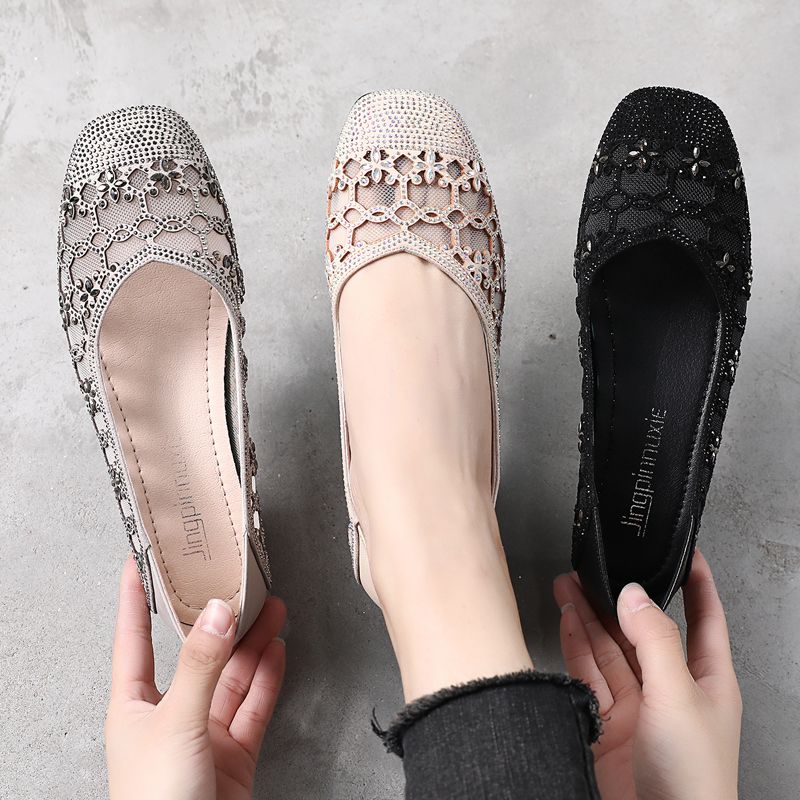 Putin Dames Modieuze Zomer Pumps Schoenen - Grijs