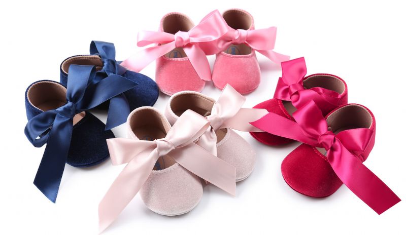 Queeny Baby Meisjes Platte Schoenen - Wit
