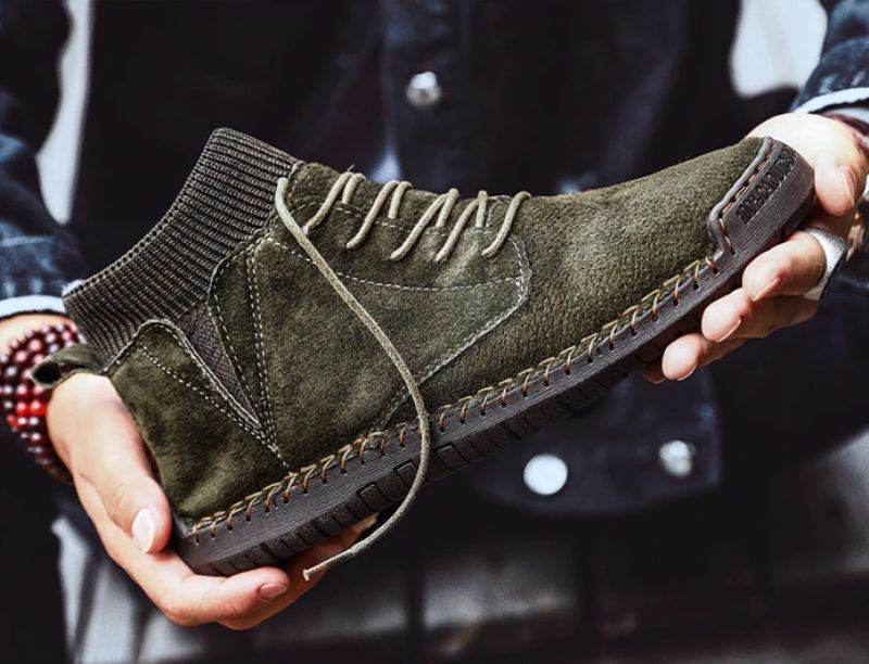 Rachel Heren Laarzen - Khaki