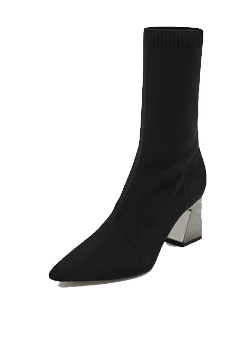 Rachell Dames Zwarte Dress Boots