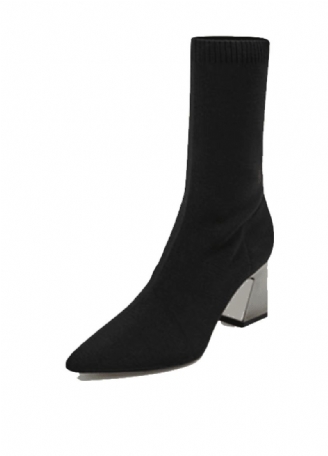 Rachell Dames Zwarte Dress Boots