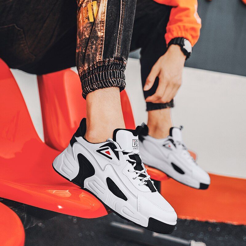 Rachid Heren Casual Sneakers - Zwart