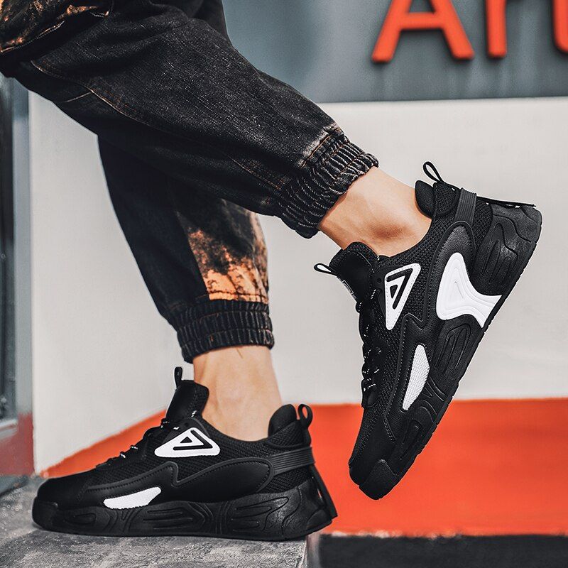 Rachid Heren Casual Sneakers - Zwart