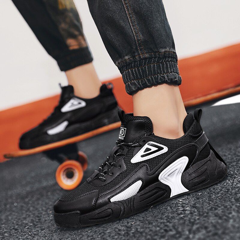 Rachid Heren Casual Sneakers - Zwart