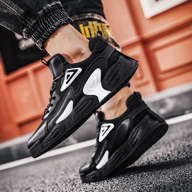 Rachid Heren Casual Sneakers - Zwart