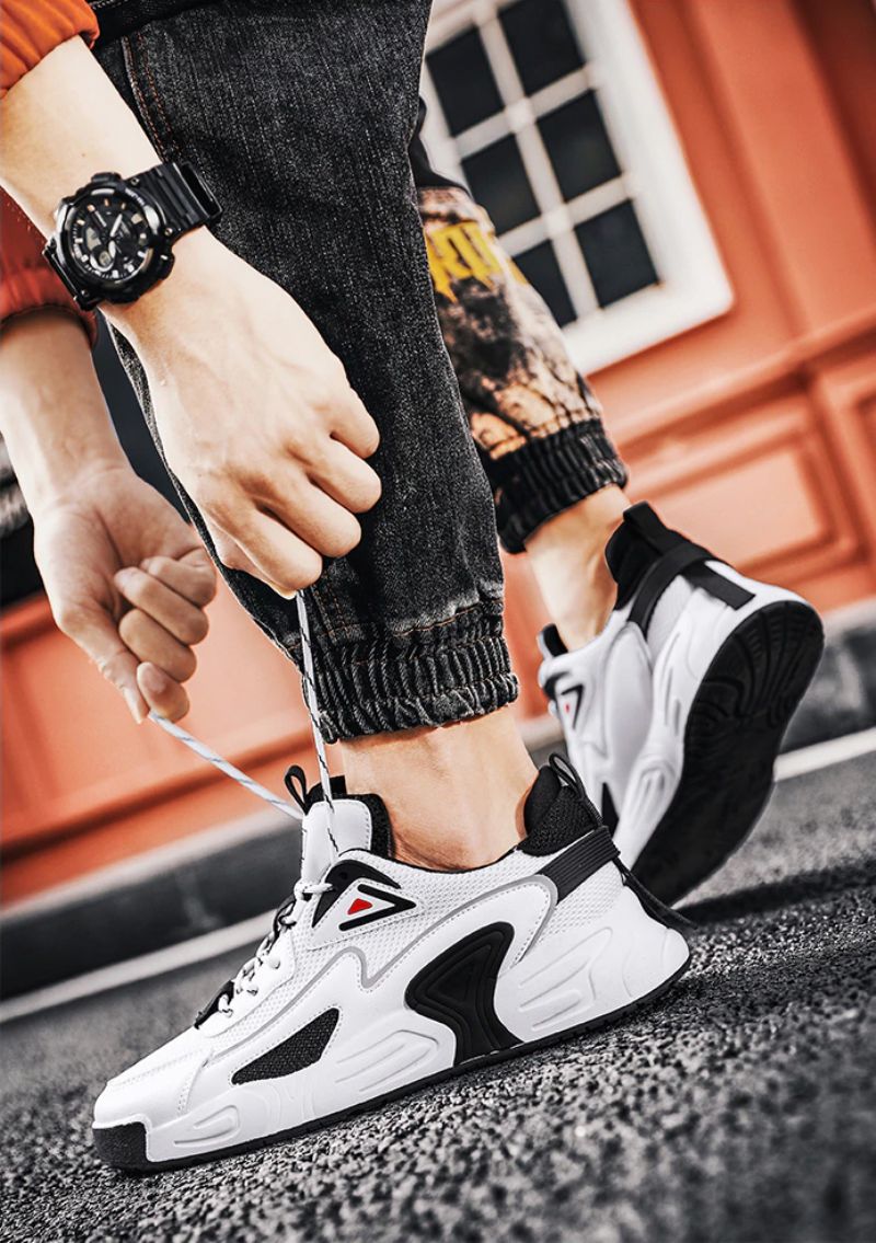 Rachid Heren Casual Sneakers - Zwart