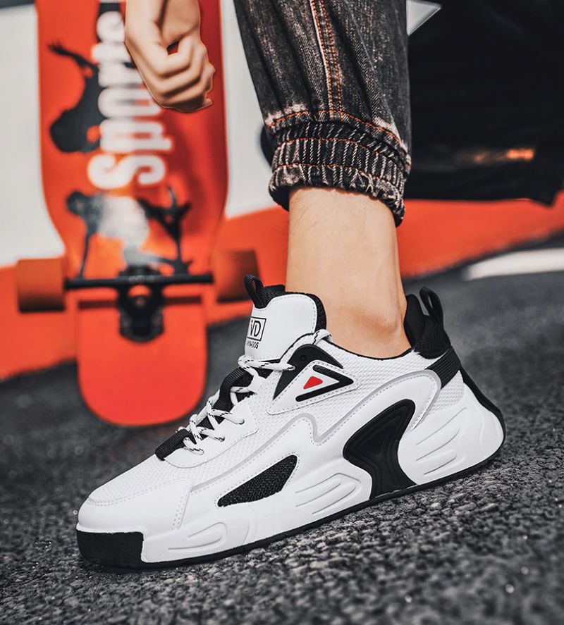 Rachid Heren Casual Sneakers - Zwart