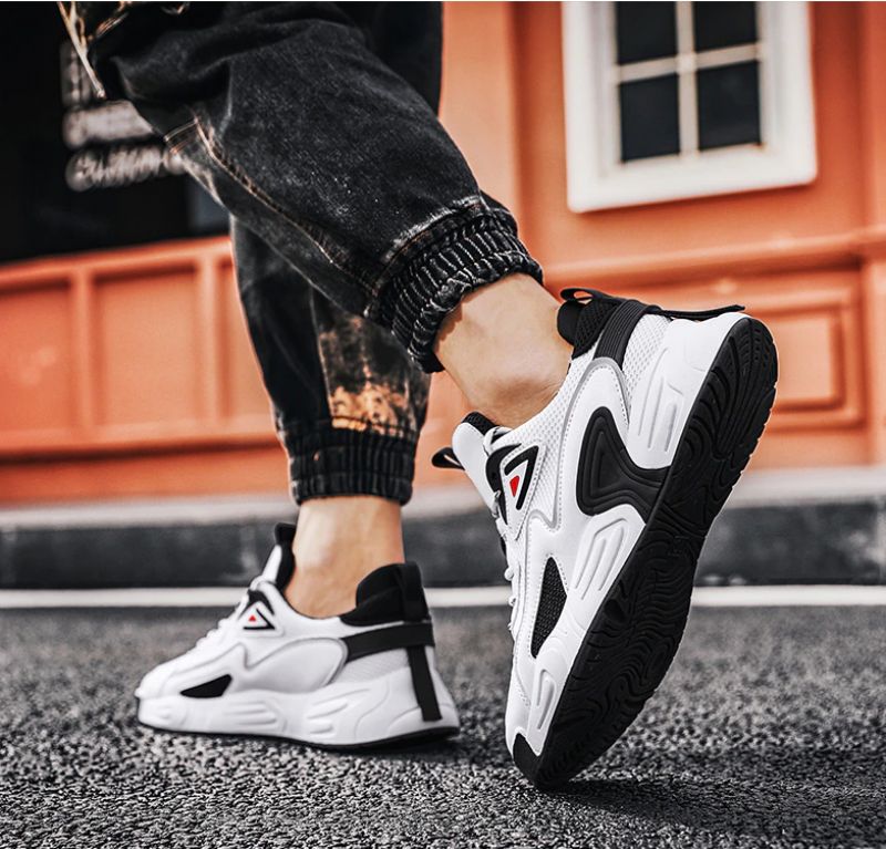 Rachid Heren Casual Sneakers - Zwart