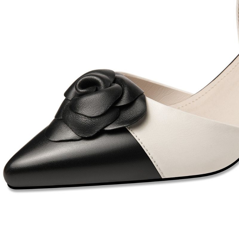 Rafaela Dames Dress Leren Sandalen - Zwart