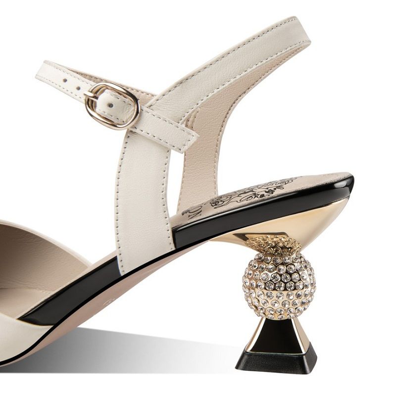 Rafaela Dames Dress Leren Sandalen - Zwart