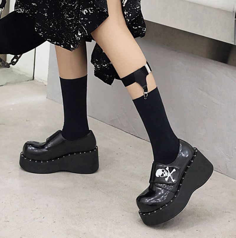 Rafaela Dames Platform Schoenen - Zwart