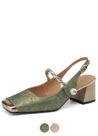 Rafaela Dames Vierkante Teen Dress Pumps