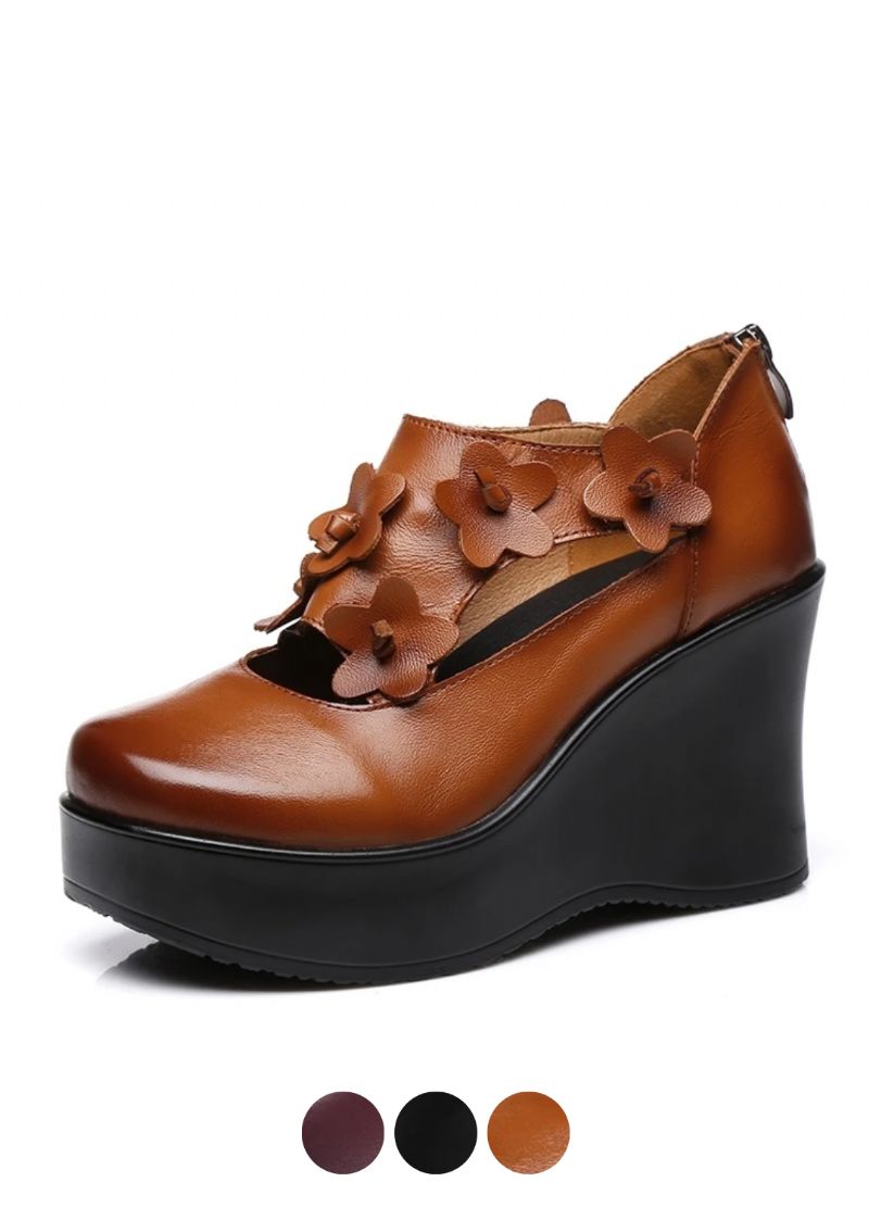 Rafahela Dames Wedges Platform Schoenen