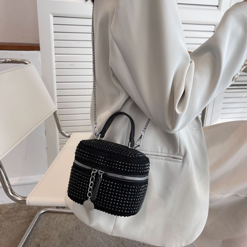 Raibel Dames Luxe Mini Crossbody Handtassen - Klein Zilver