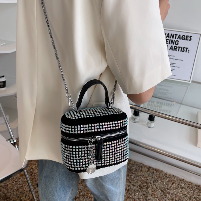 Raibel Dames Luxe Mini Crossbody Handtassen - Klein Zilver