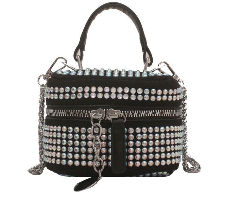 Raibel Dames Luxe Mini Crossbody Handtassen - Klein Zilver