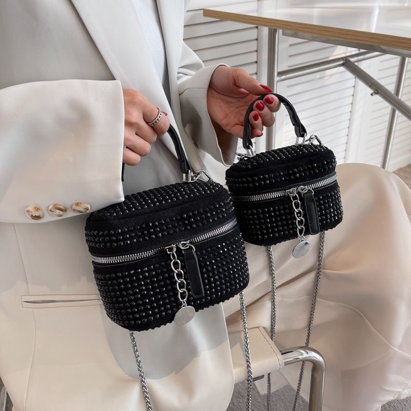 Raibel Dames Luxe Mini Crossbody Handtassen - Klein Zilver
