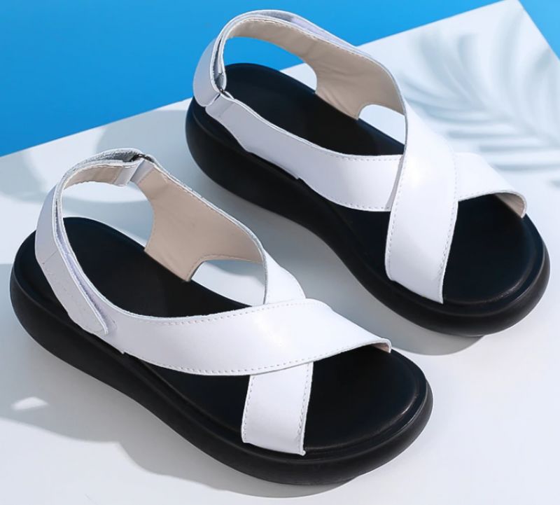 Raibel Dames Sandaal Platform Wedges - Wit