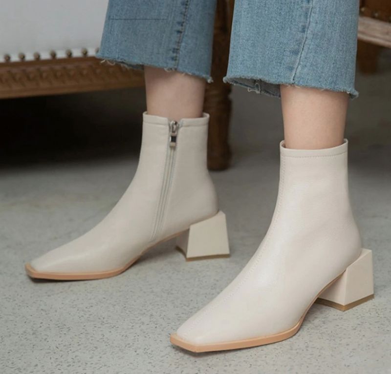 Raida Laarzen Enkelhoogte - Beige