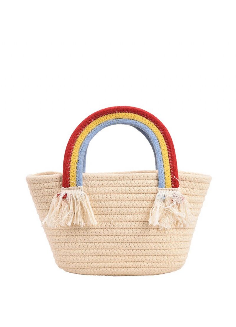 Rainbow Handtas Voor Dames Met Kleine Handgreep