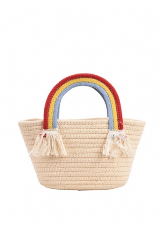 Rainbow Handtas Voor Dames Met Kleine Handgreep