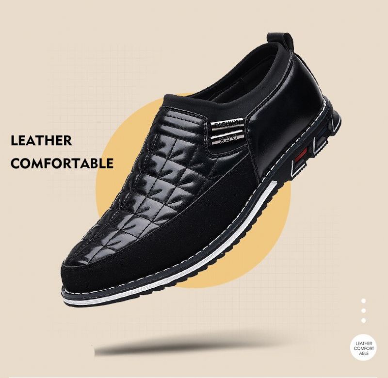 Rainy Heren Loafers Casual Schoenen - Zwart