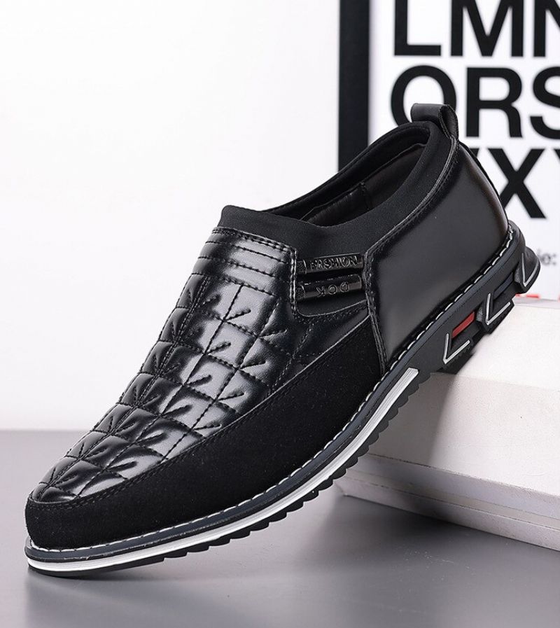 Rainy Heren Loafers Casual Schoenen - Zwart
