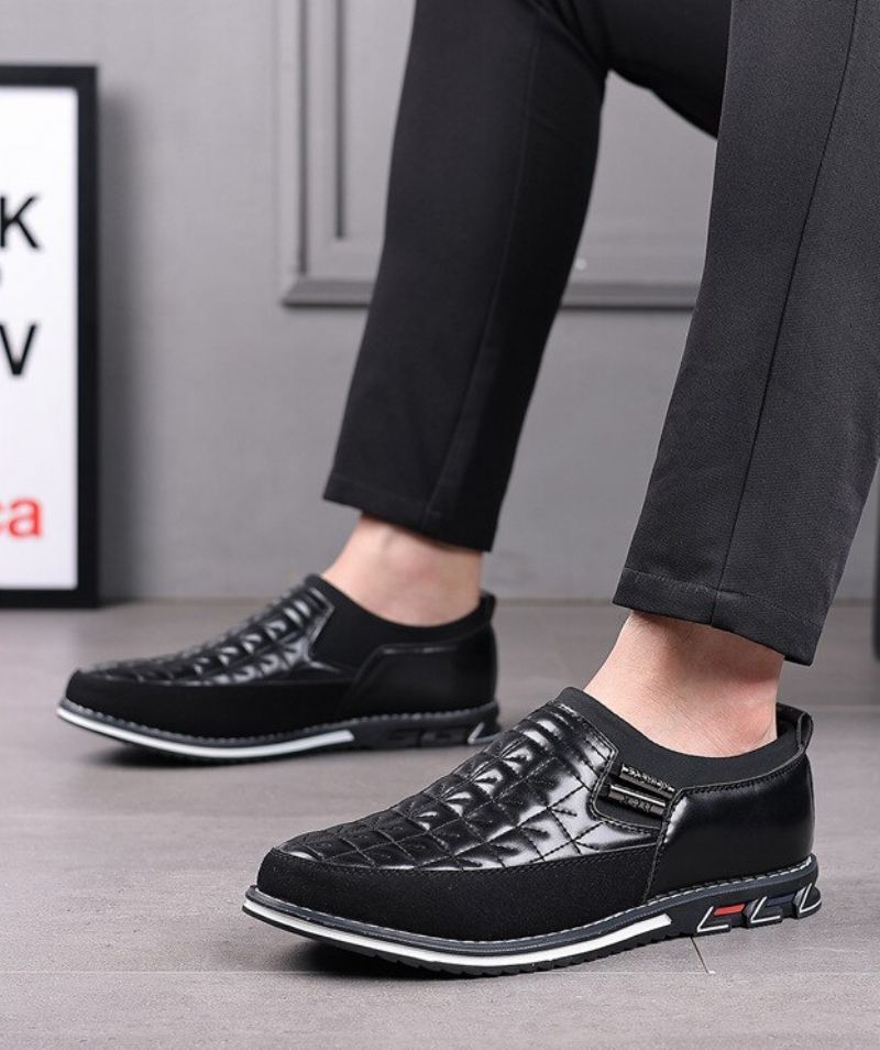 Rainy Heren Loafers Casual Schoenen - Zwart