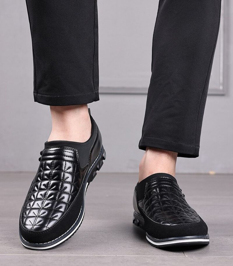 Rainy Heren Loafers Casual Schoenen - Zwart