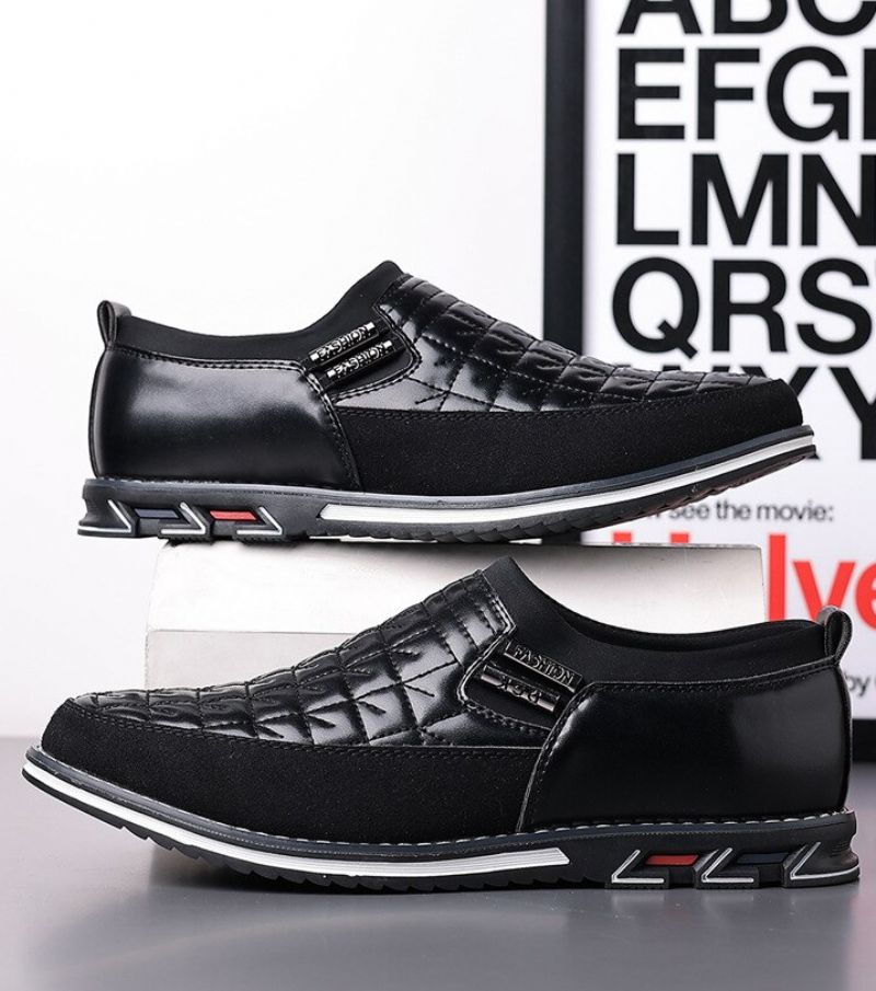 Rainy Heren Loafers Casual Schoenen - Zwart