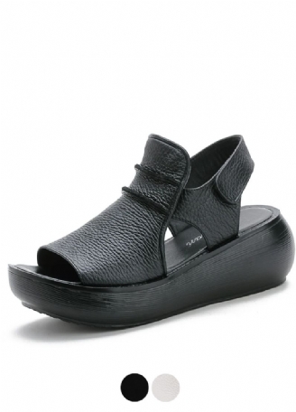 Raiza Dames Platform Peep Toe Sandalen