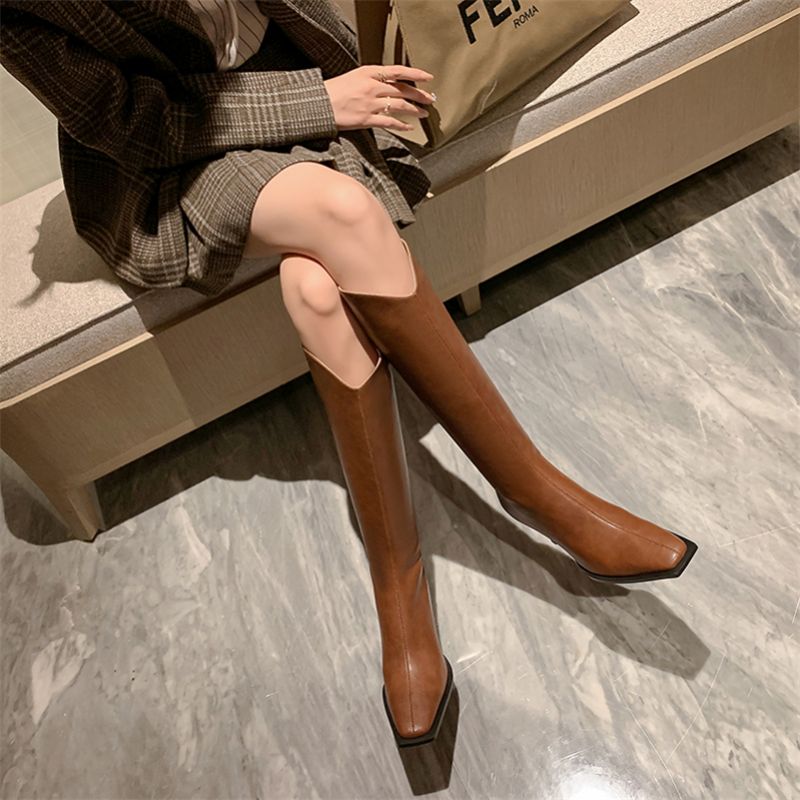 Ramel Dames Dress Boots - Beige Zonder vacht