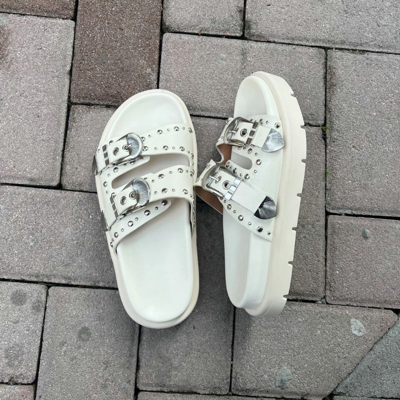 Ramel Damescasual Klinknagelpantoffels - Zwart